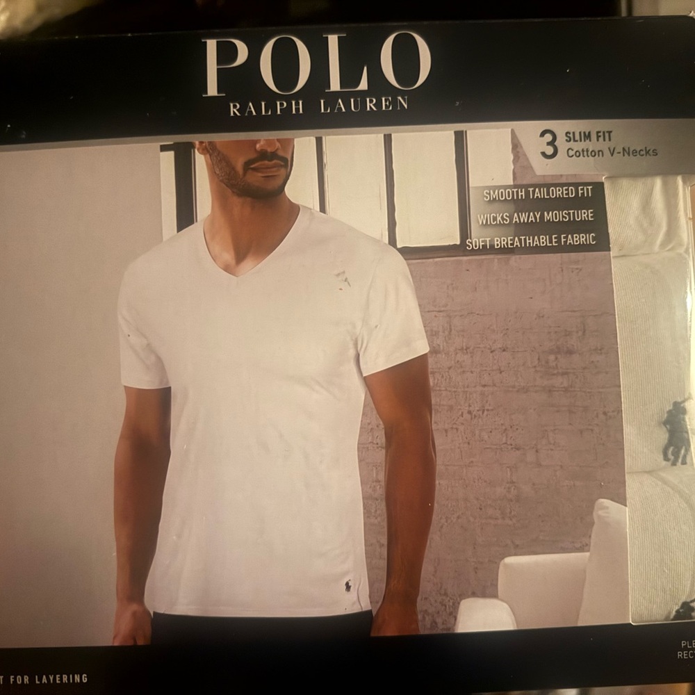 3 pack POLO Ralph Lauren v-neck t shirts